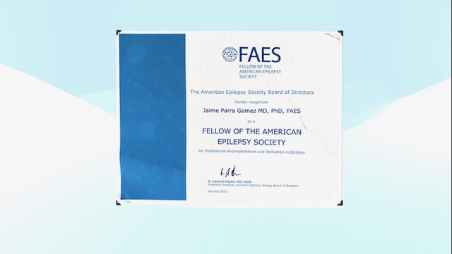 El Dr Parra nombrado Fellow of the American Epilepsy Society